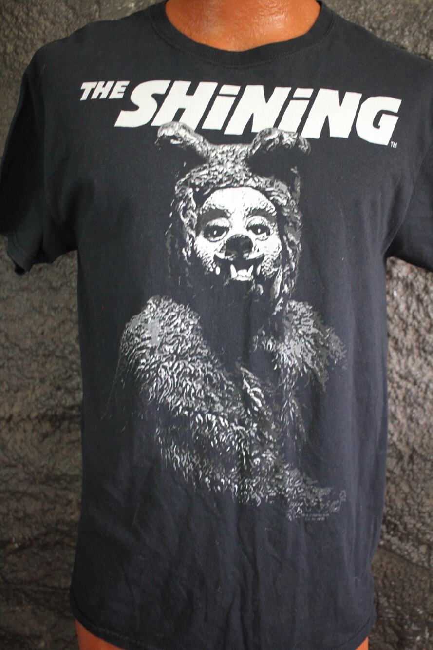 The Shining Horror Movie Graphic TShirt Black Medium Stanley Kubrick StephenKing